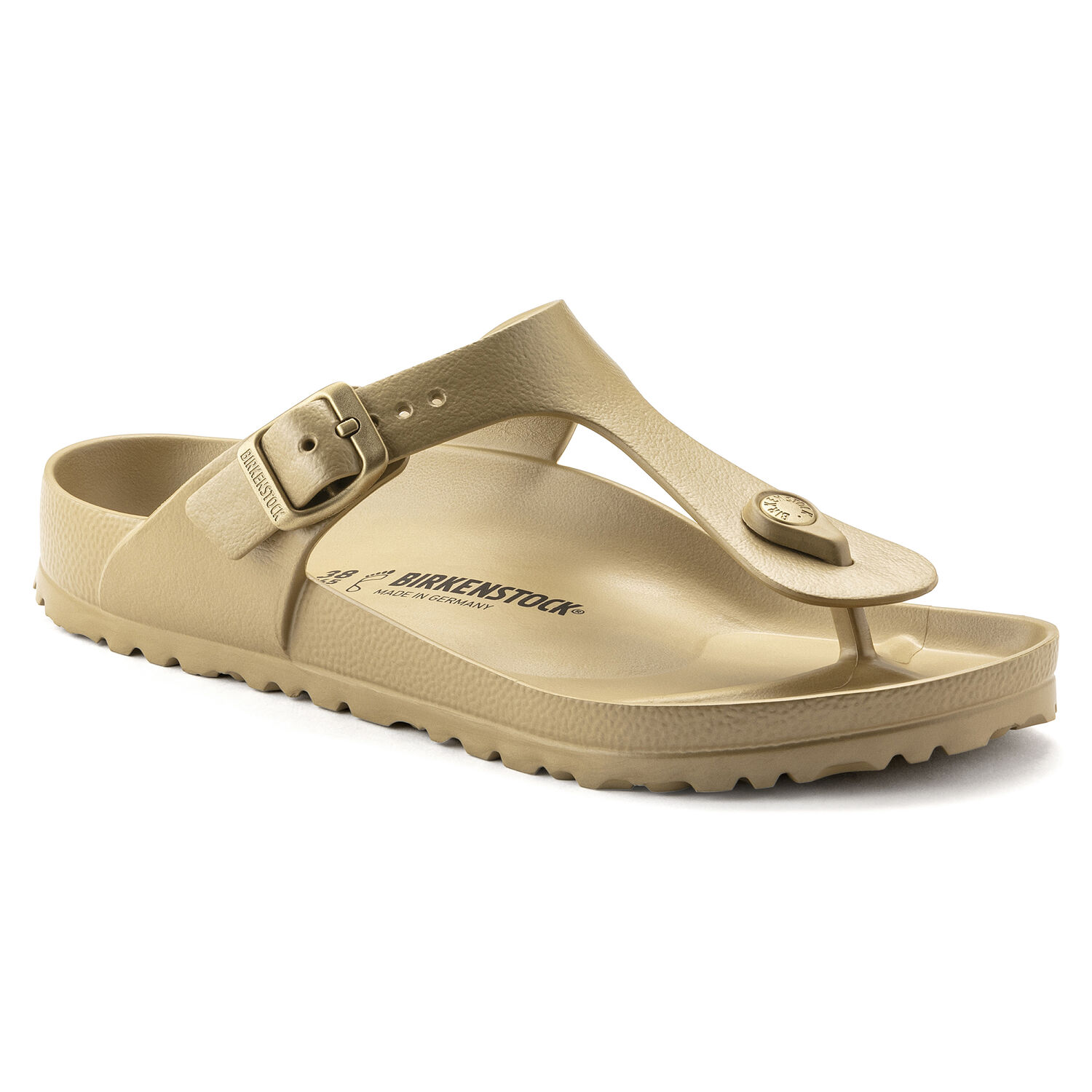 新品　BIRKENSTOCK Gizeh サンダル 37 ゴールドブラウン Gizeh Birko-Flor Gold | BIRKENSTOCK