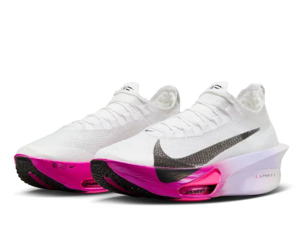 NIKE MEN'S ALPHAFLY NEXT% 3 100 WHITE/BLACKPURPLE AGATEVIVID