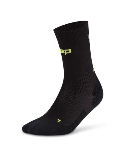 CEP Core Run Ultralight Mid Cut Socks BLACK/GREY