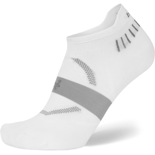 BALEGA HIDDEN DRY NO-SHOW TAB 0200 WHITE/GREY